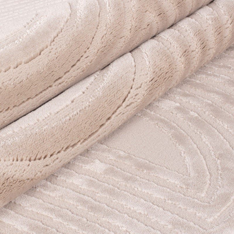 Teppich SAHARA 1113 Beige – Fließende Linien, moderne Harmonie