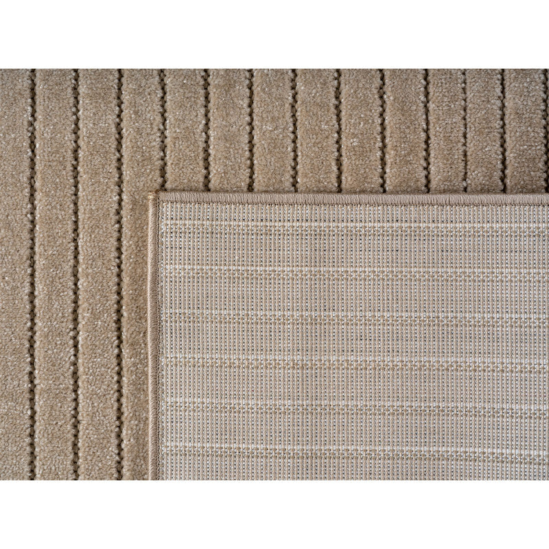 Teppich NOVA 1202 Beige – Moderner Indoor-Teppich mit elegantem Linien-Relief
