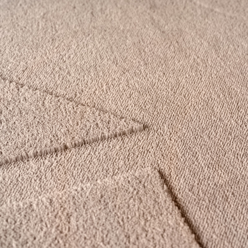 Teppich POMPEI 1614 Beige – Geometrische Formen in weicher Eleganz