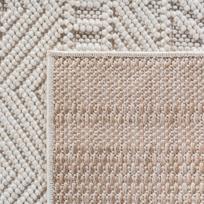 Teppich HELIX 2202 Cream – Modernes Strukturdesign mit klarer Formensprache