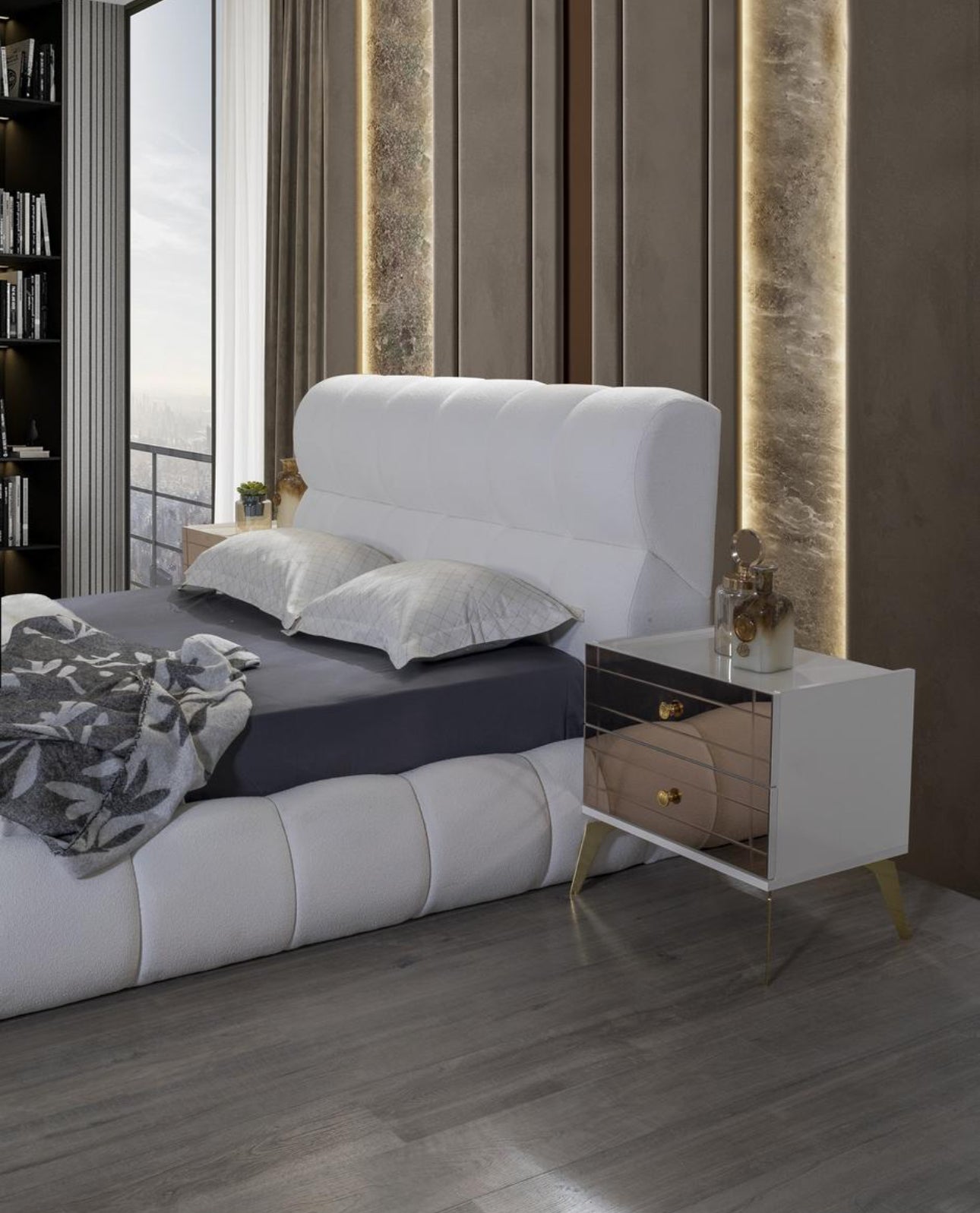 Dilber Schlafzimmer Set 180x200cm inkl Matratze