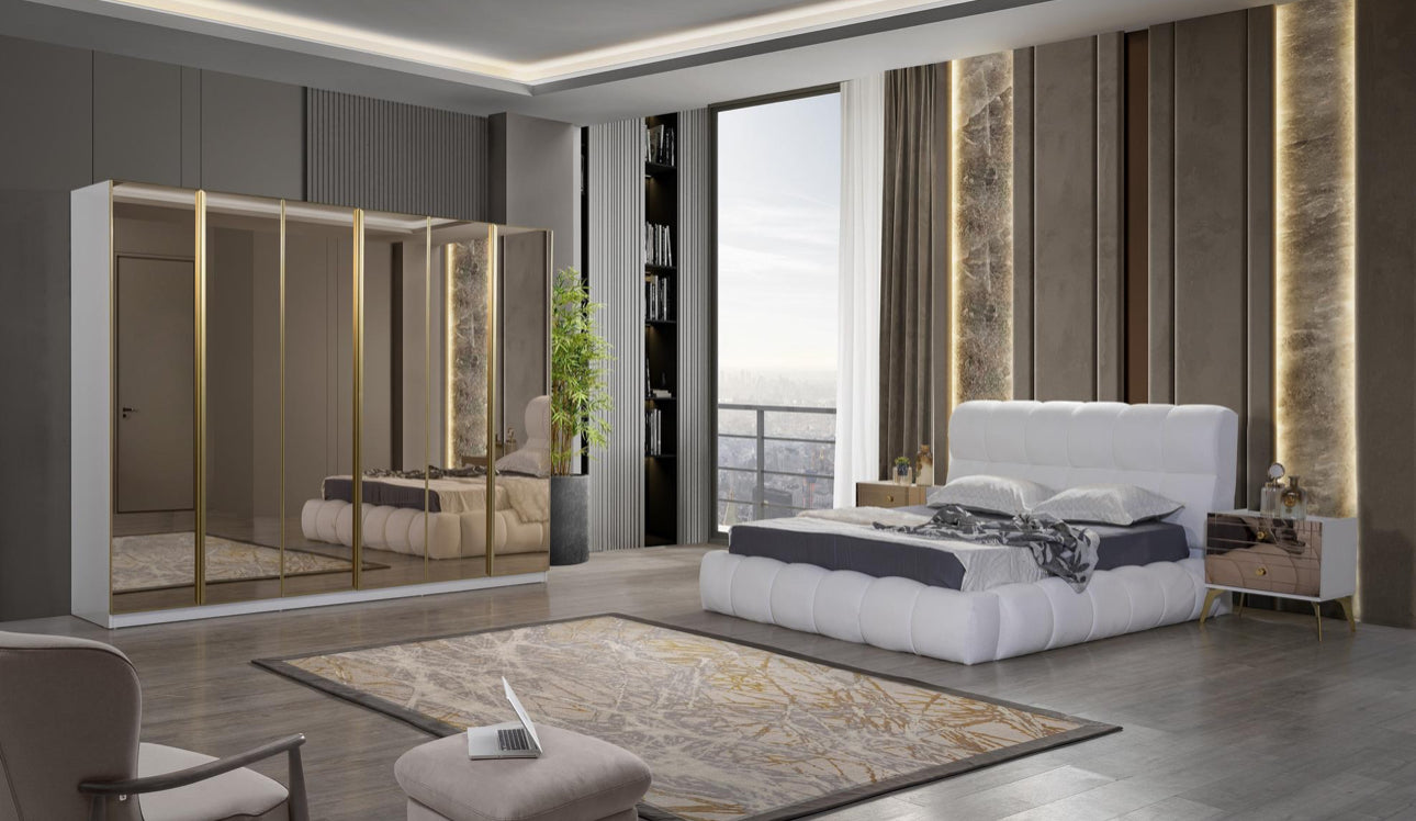 Dilber Schlafzimmer Set 180x200cm inkl Matratze