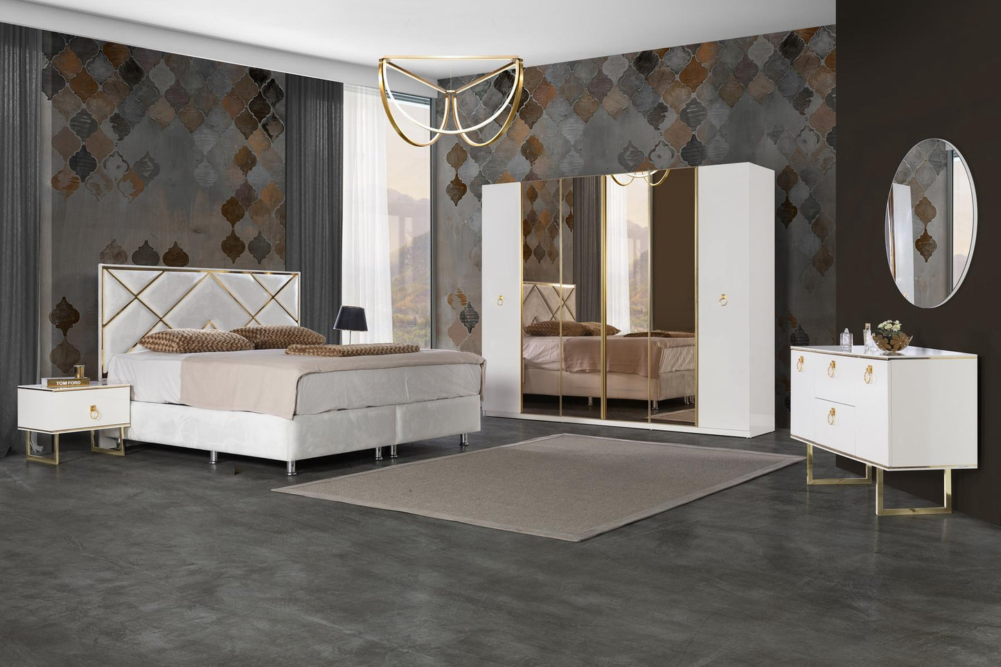 Balat Schlafzimmer Set 180x200cm inkl Matratze