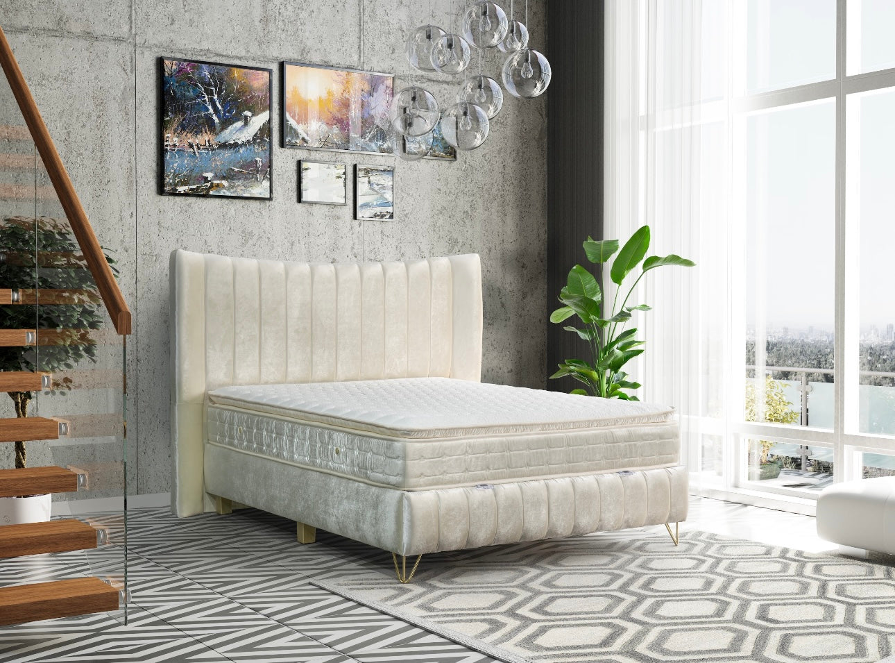 Mega Set Boxspringbett
