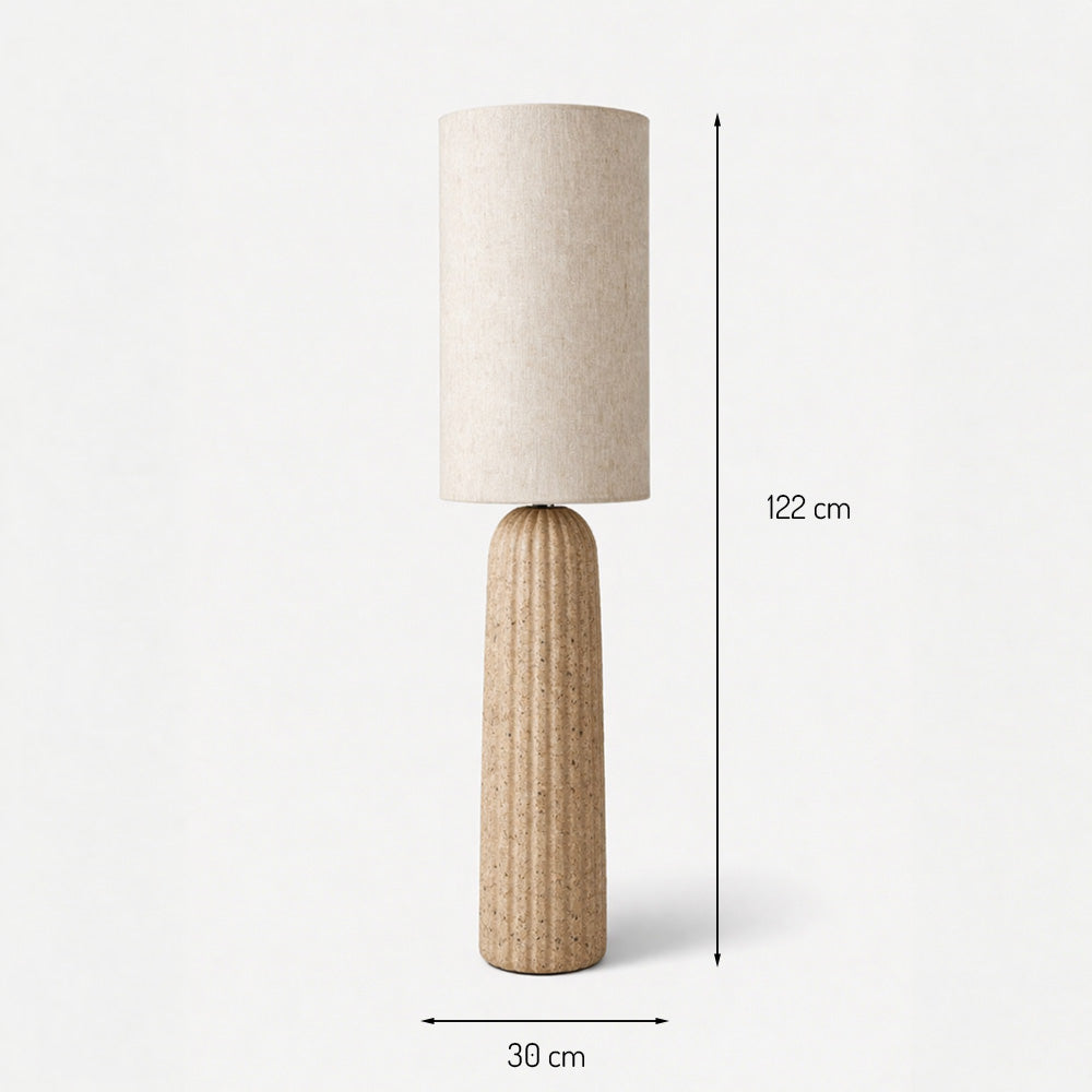 Stehlampe Mons - Beige