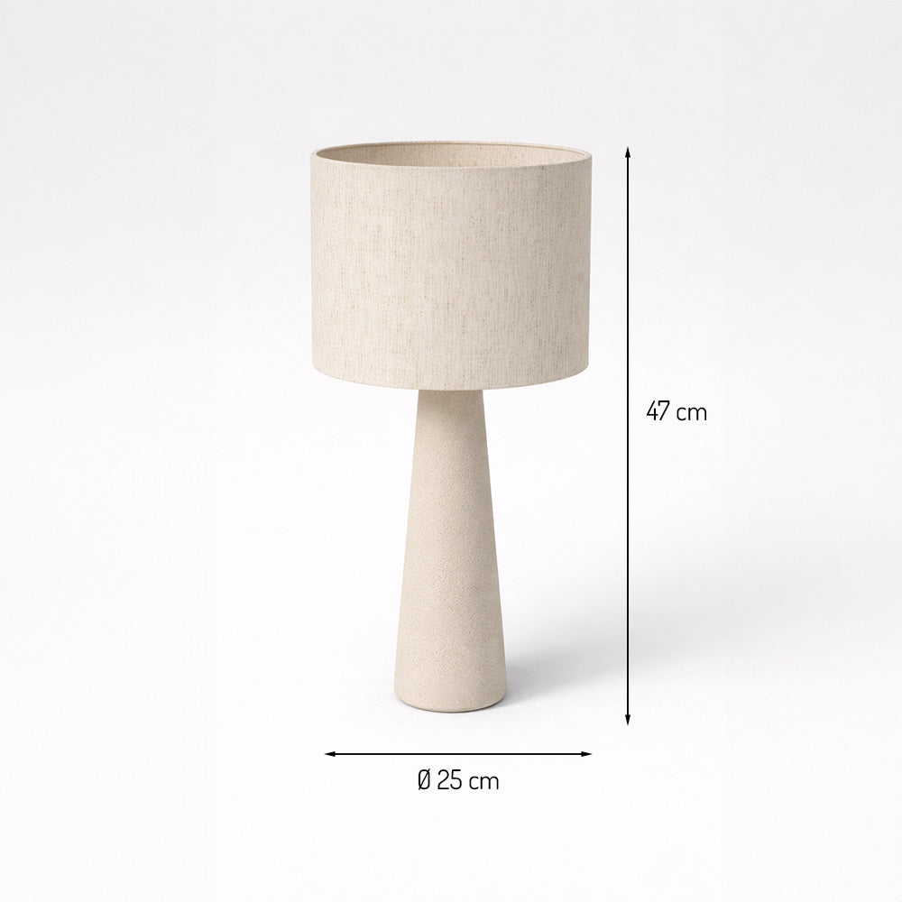 Tischlampe Sevilla - Beige