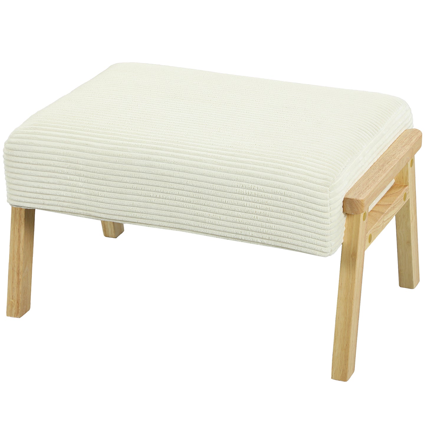 RidgeComfort Hocker - Cremeweiß
