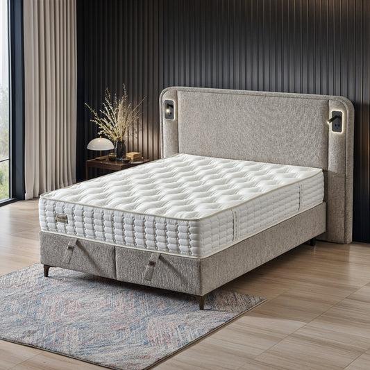 Boxspringbett Marvel - Komfort, der begeistert - Beige
