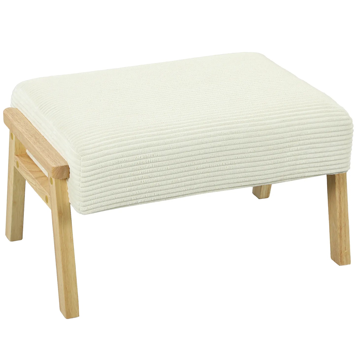 RidgeComfort Hocker - Cremeweiß