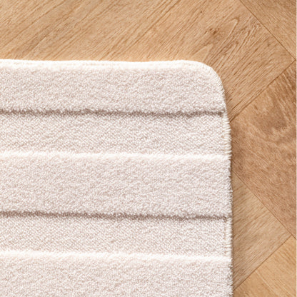 Teppich POMPEI 1611 Creme – Weiches Reliefdesign mit moderner Linienführung