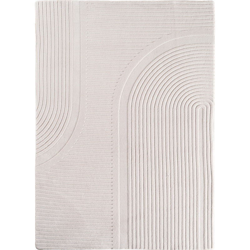 Teppich POMPEI 1612 Creme – Modernes Reliefdesign mit klarer Linienführung