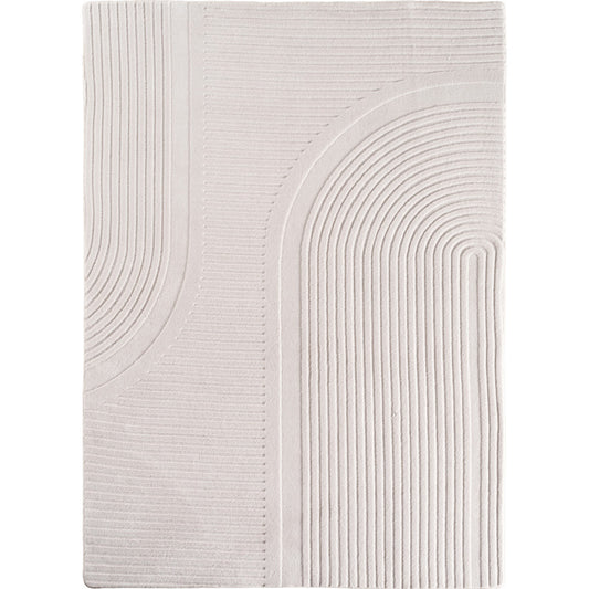 Teppich POMPEI 1612 Creme – Modernes Reliefdesign mit klarer Linienführung