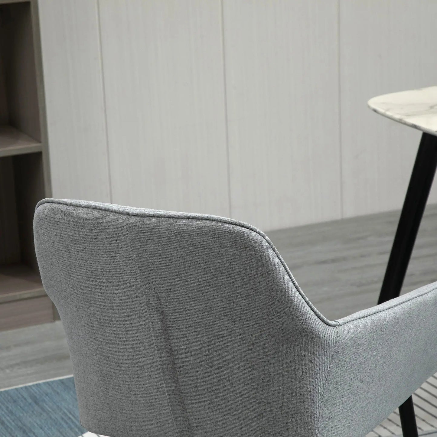 NordSoft Duo – 2er Stuhl-Set im skandinavischen Stil - Hellgrau