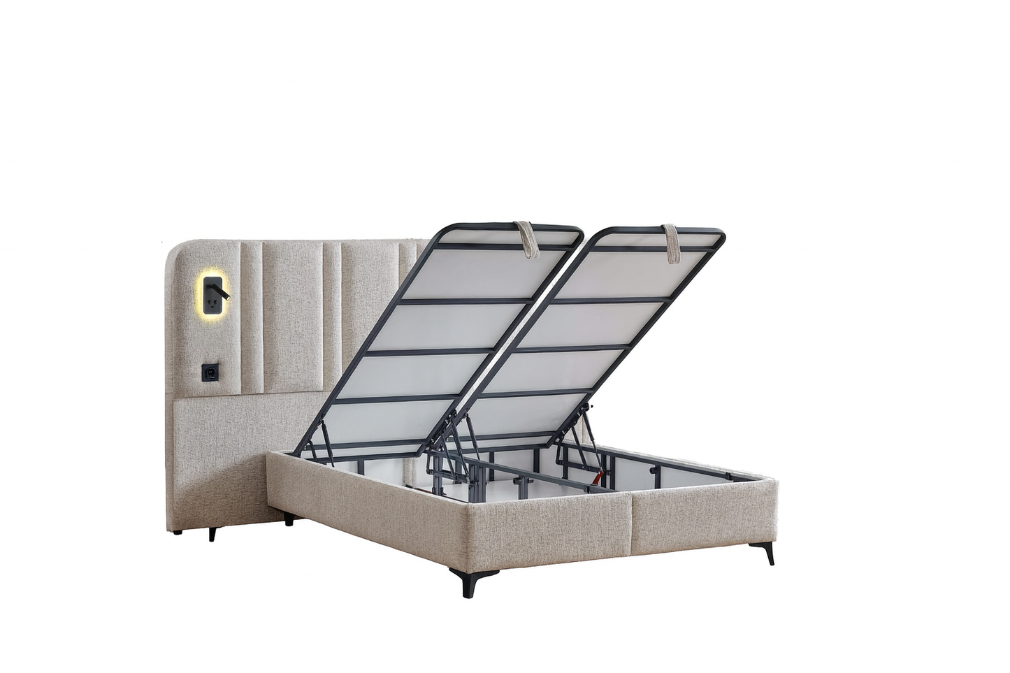 Boxspringbett Hugga - Geborgenheit neu definiert - Creme