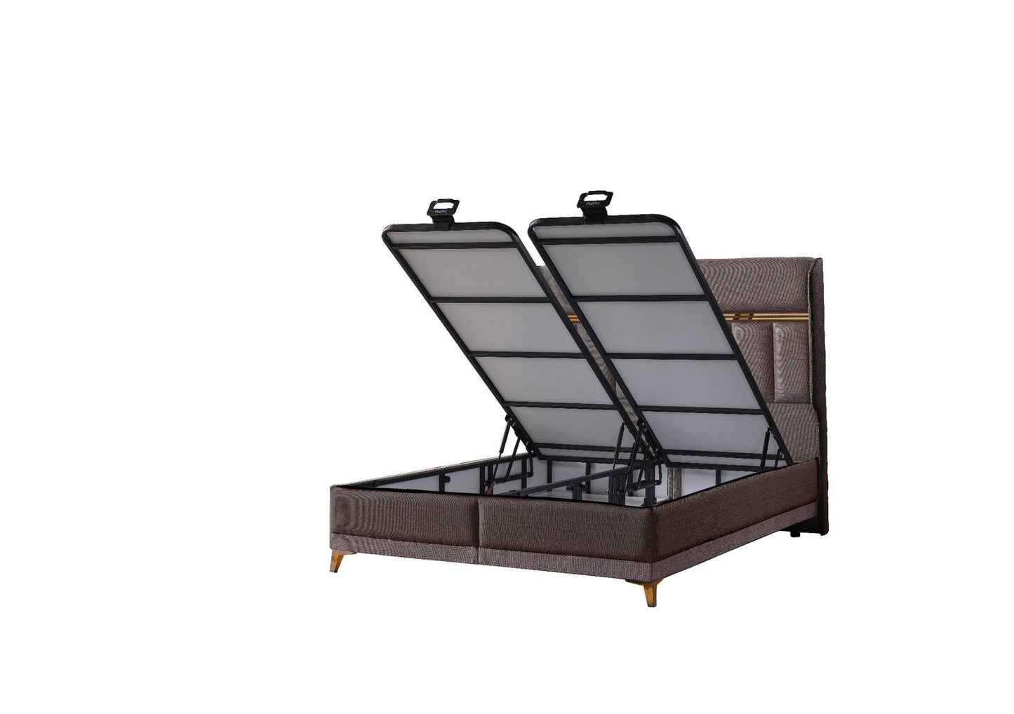 Boxspringbett Dolce - Eleganz trifft Komfort - Taupe Grau