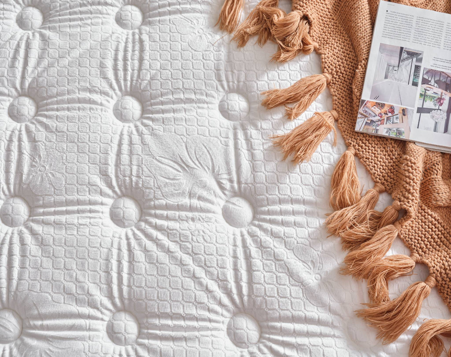 Boxspringbett Polaris - Zeitlose Eleganz trifft auf moderne Funktion - Creme