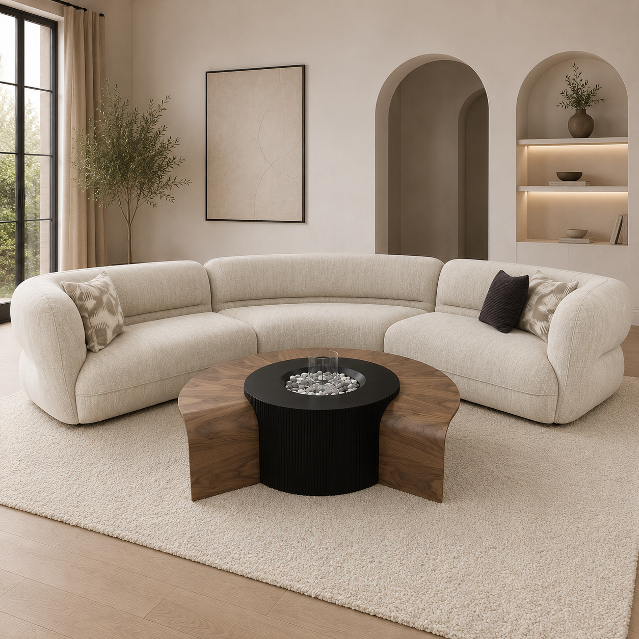 Ecksofa Mudanya - Taupe