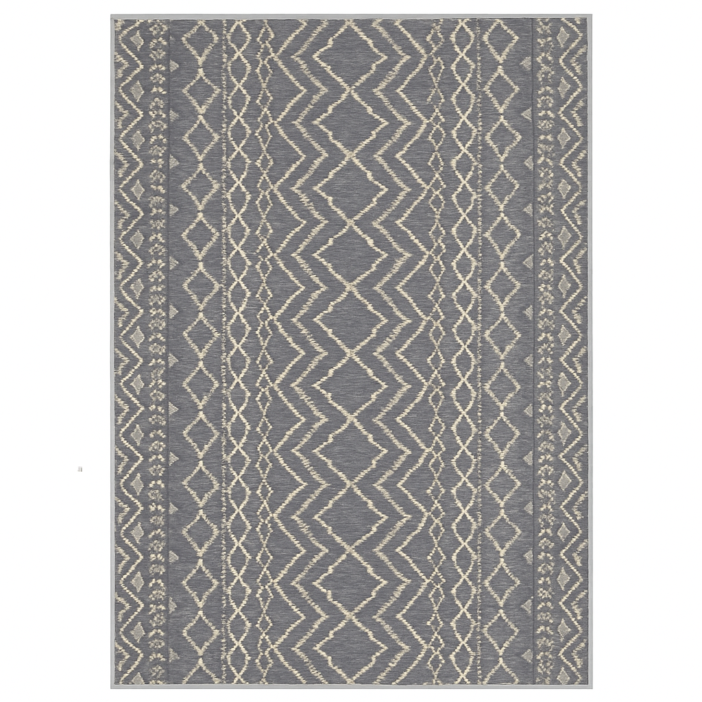 BohoWeave Flat Teppich - Grau