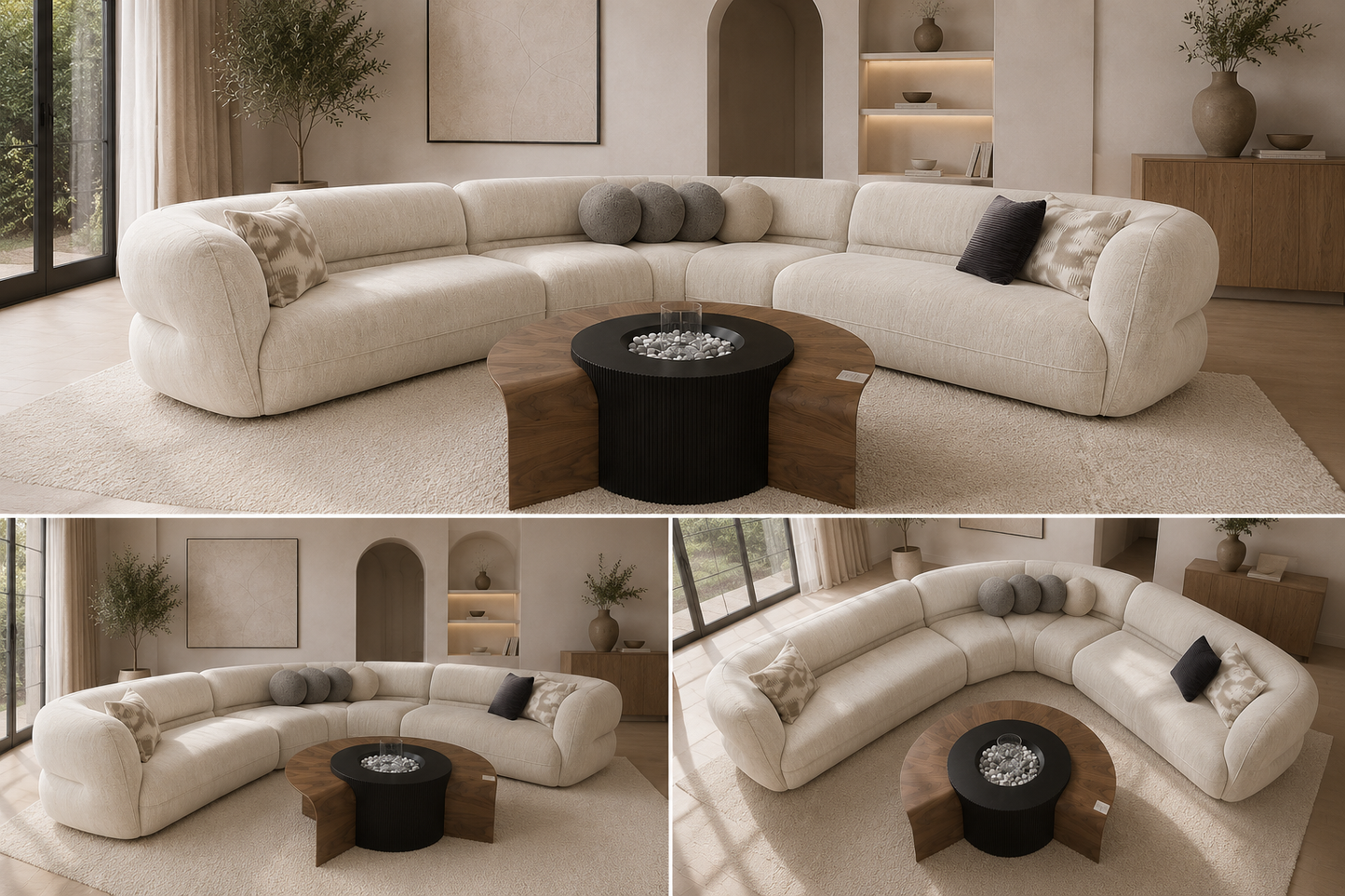 Ecksofa Mudanya - Taupe