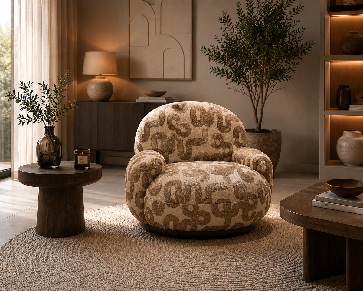 Sessel Siena - Creme/Taupe