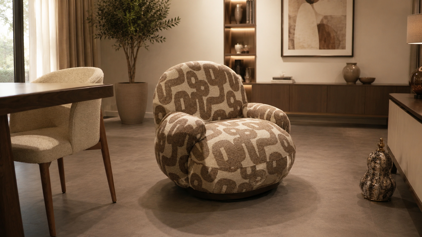 Sessel Siena - Creme/Taupe