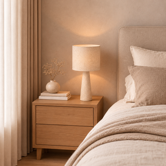 Tischlampe Sevilla - Beige