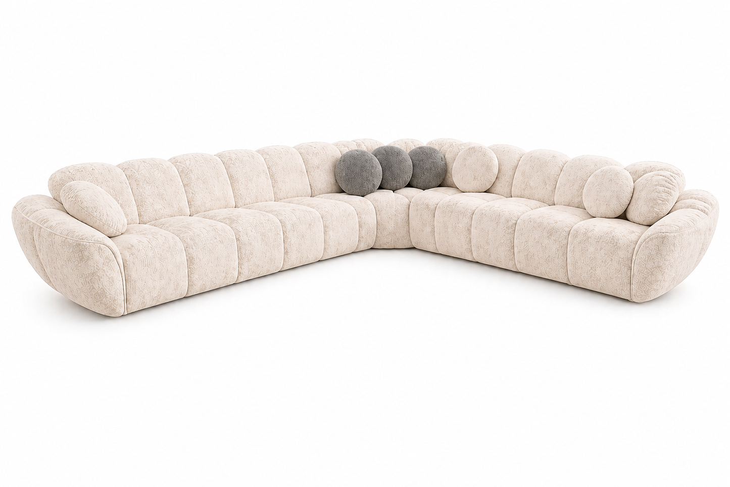 Ecksofa Carole - Creme