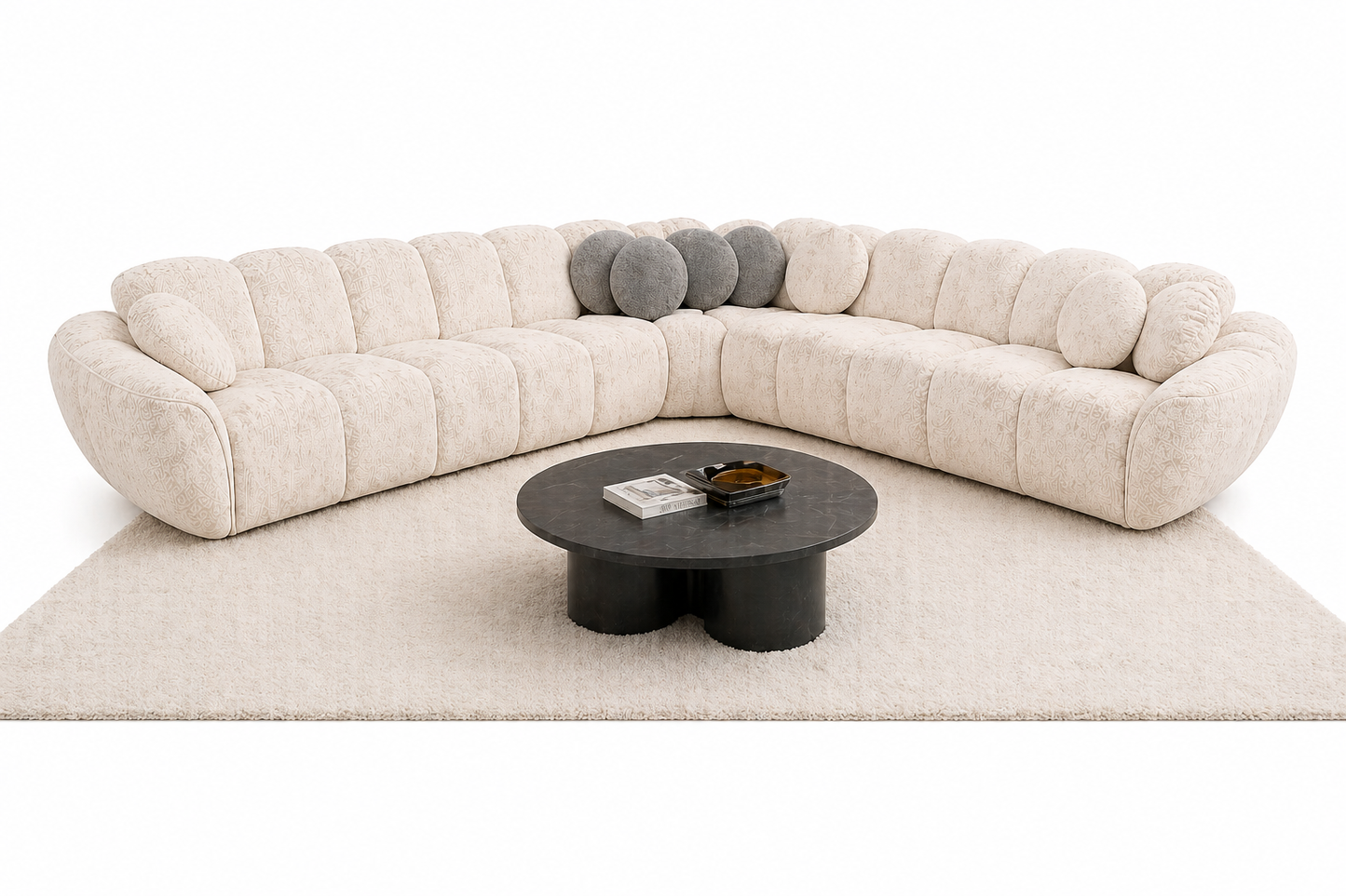 Ecksofa Carole - Creme