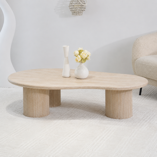 Couchtisch Tornio Oval – Sand