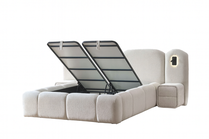 Boxspringbett Berlin - Design, das zur Ruhe kommt - Creme