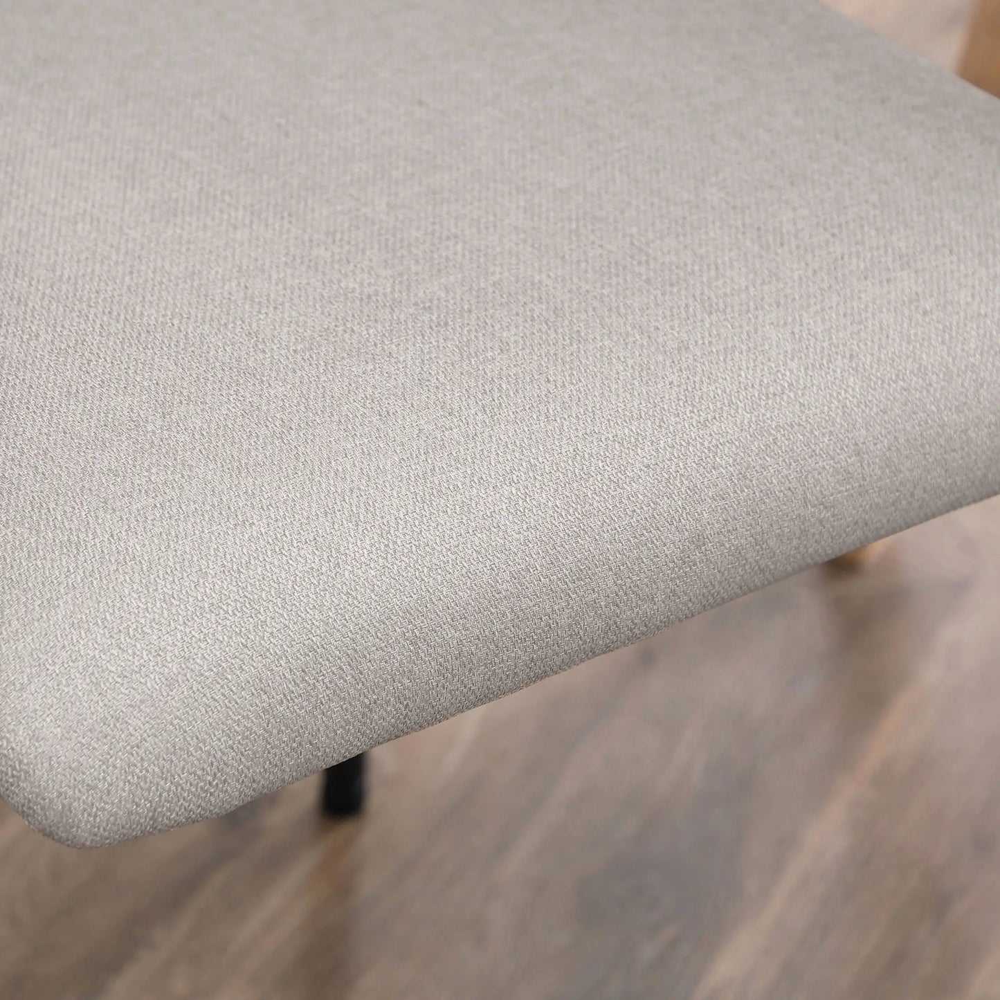 ArcoLinen Duo – 2er-Set Esszimmerstühle mit geschwungter Form - Beige