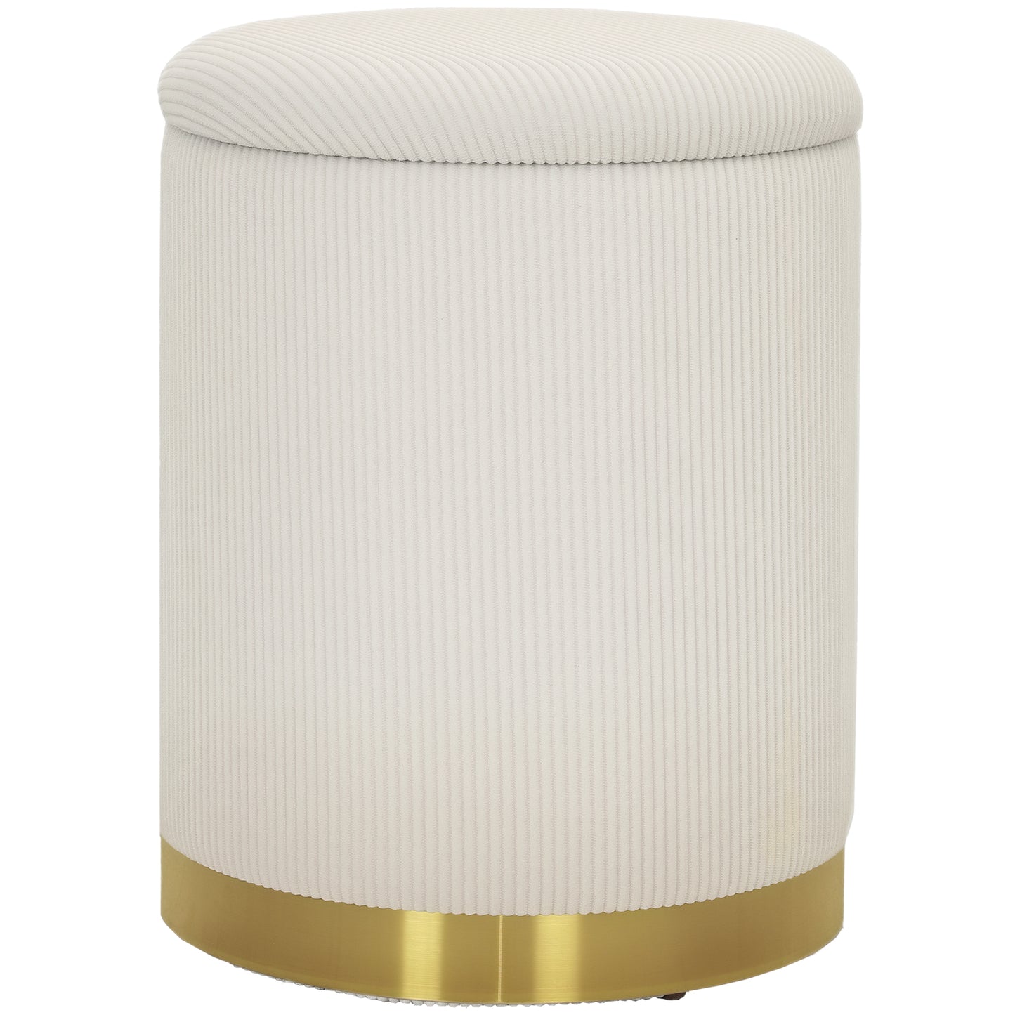 CordHalo Storage Ottoman - Cremeweiß