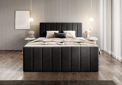 Boxspringbett Bursa - Boxspring-Komfort mit Stil und Stauraum - Anthrazit