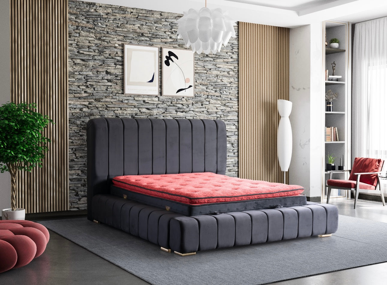 Romance Boxspringbett Set