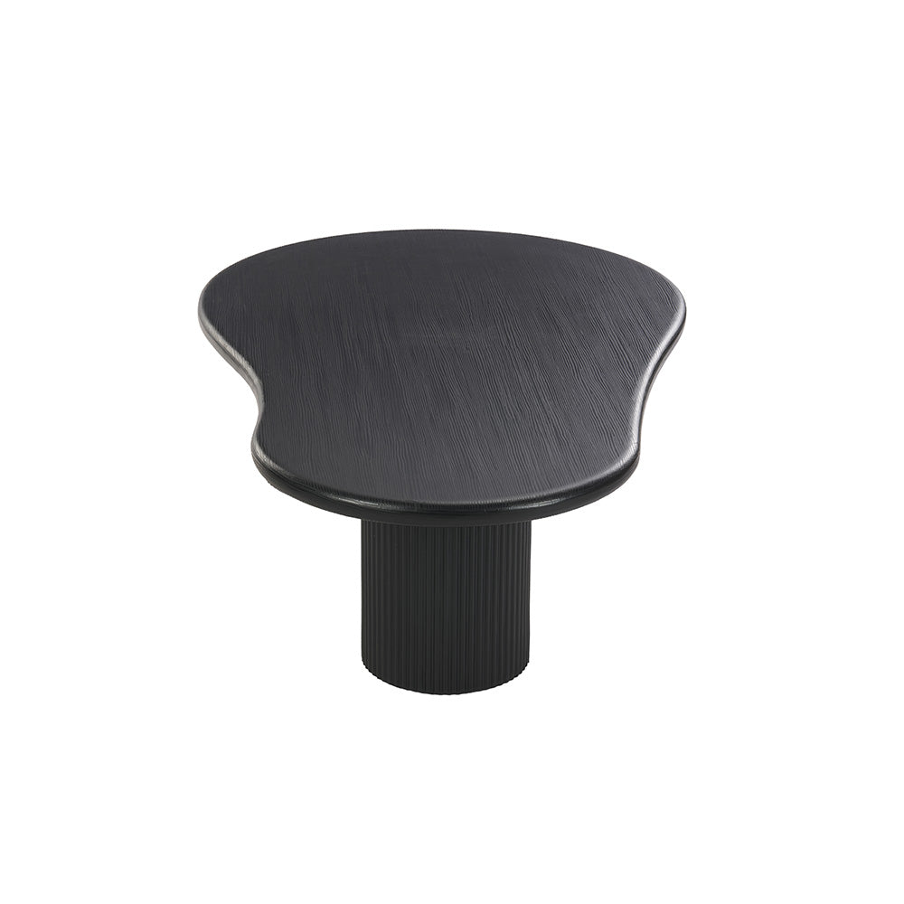 Couchtisch Tornio Oval – Schwarz