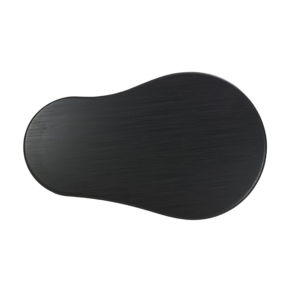 Couchtisch Tornio Oval – Schwarz