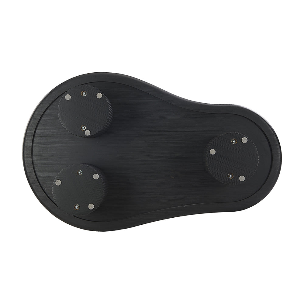 Couchtisch Tornio Oval – Schwarz