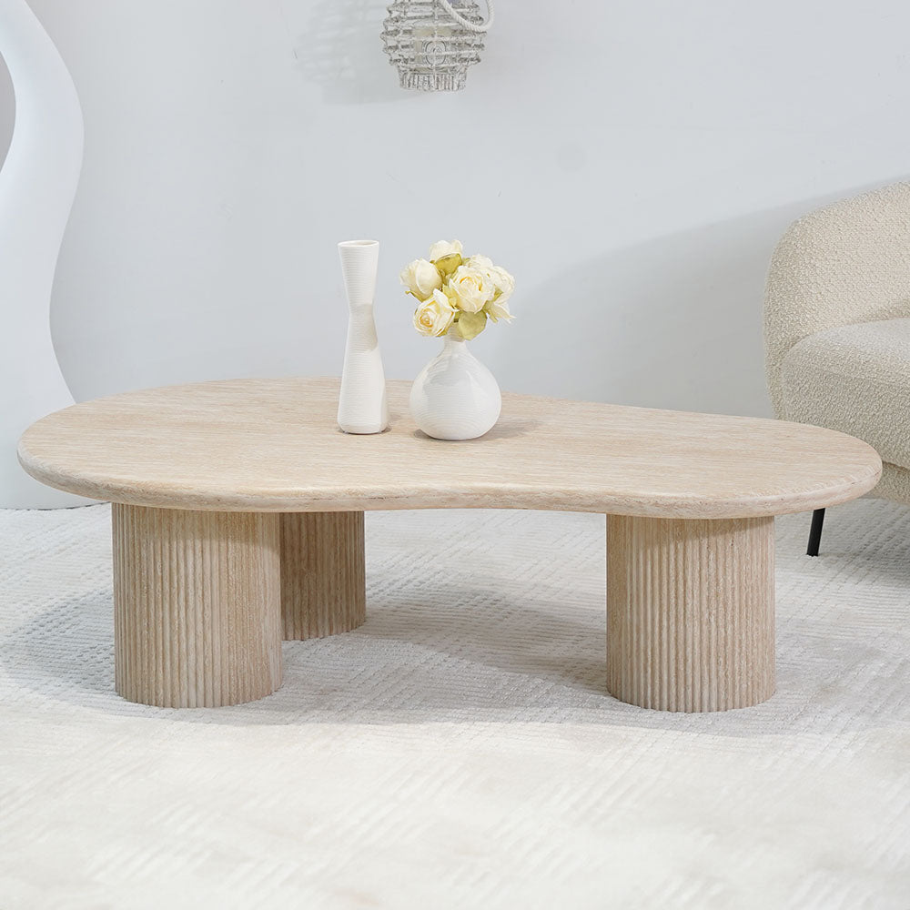 Couchtisch Tornio Oval – Sand