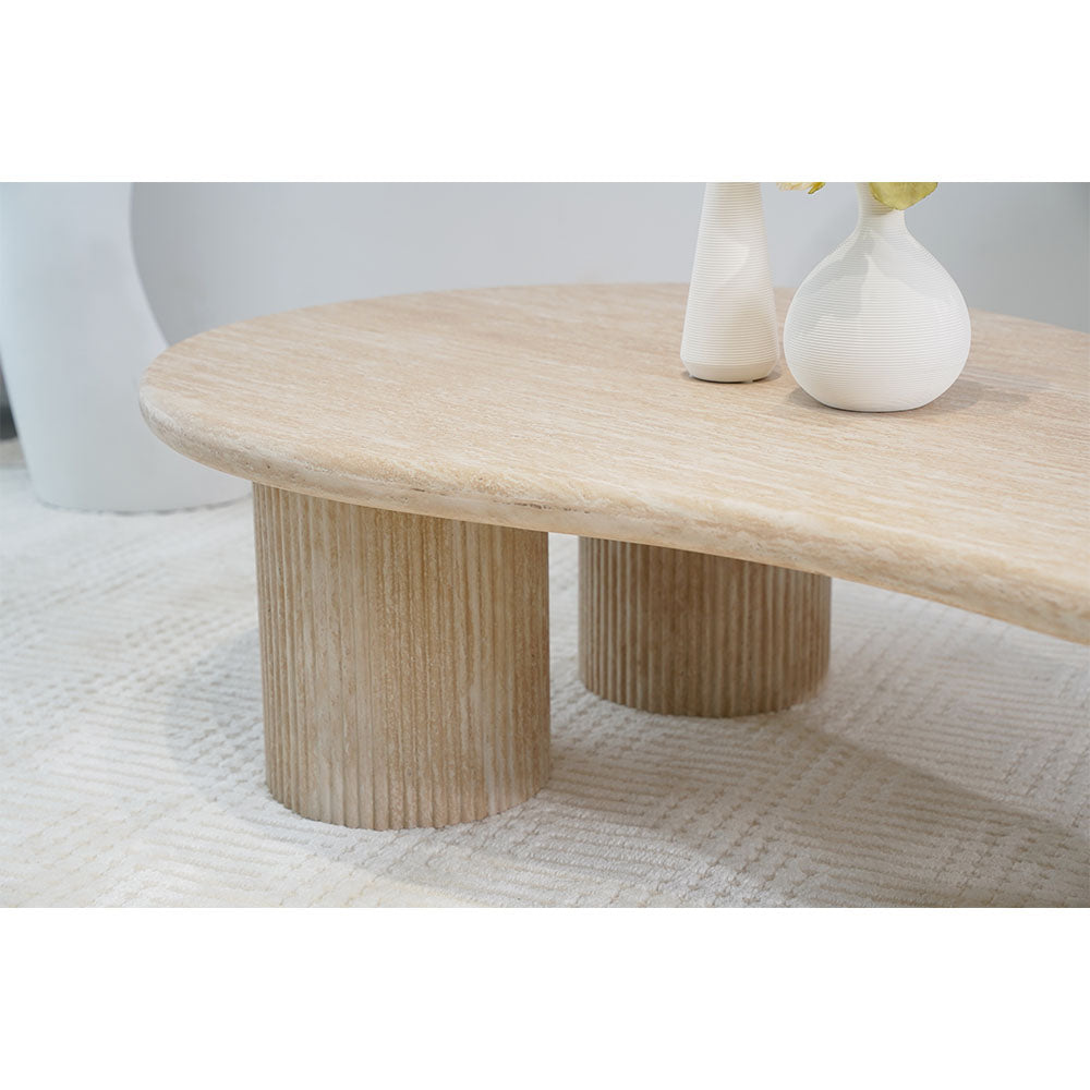 Couchtisch Tornio Oval – Sand