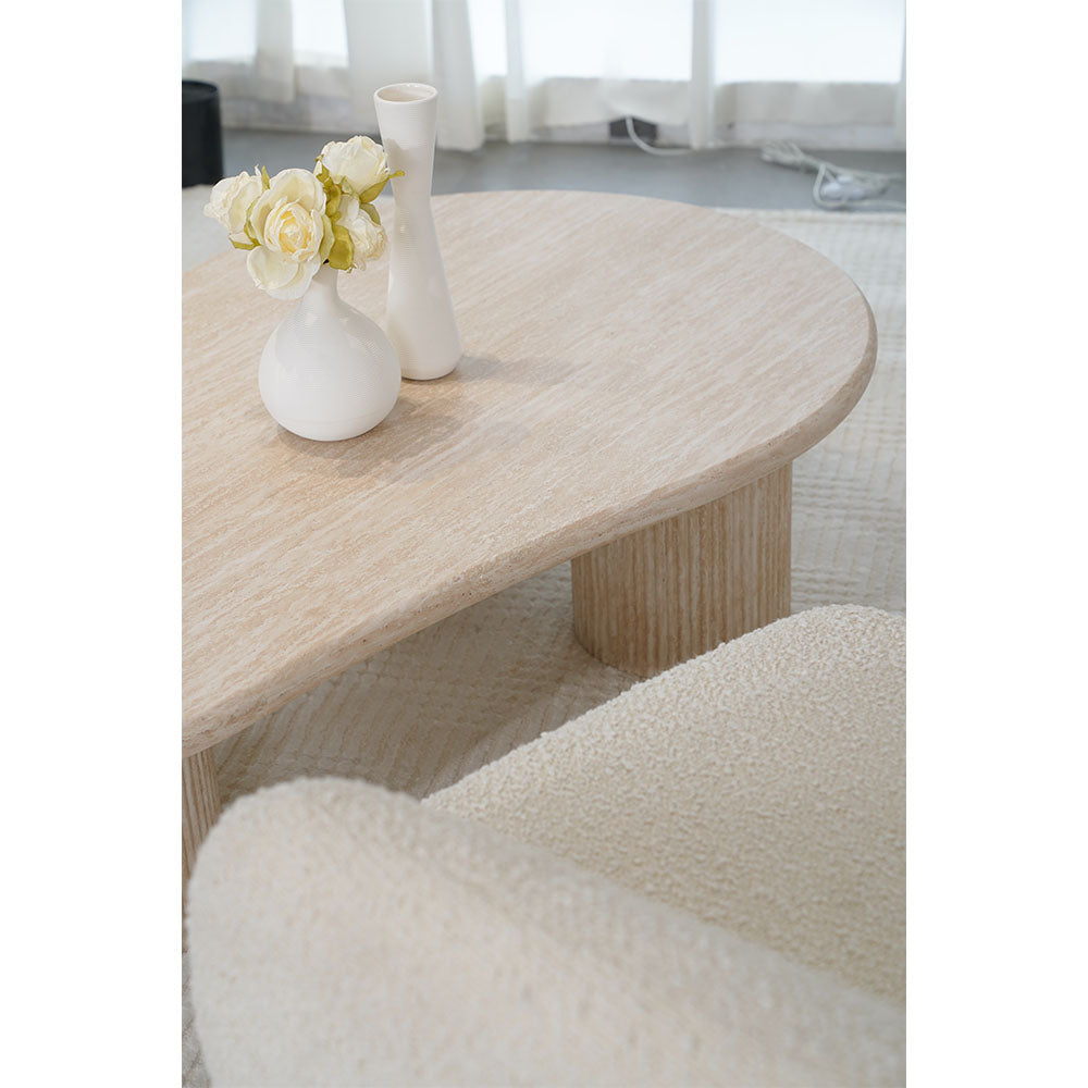 Couchtisch Tornio Oval – Sand