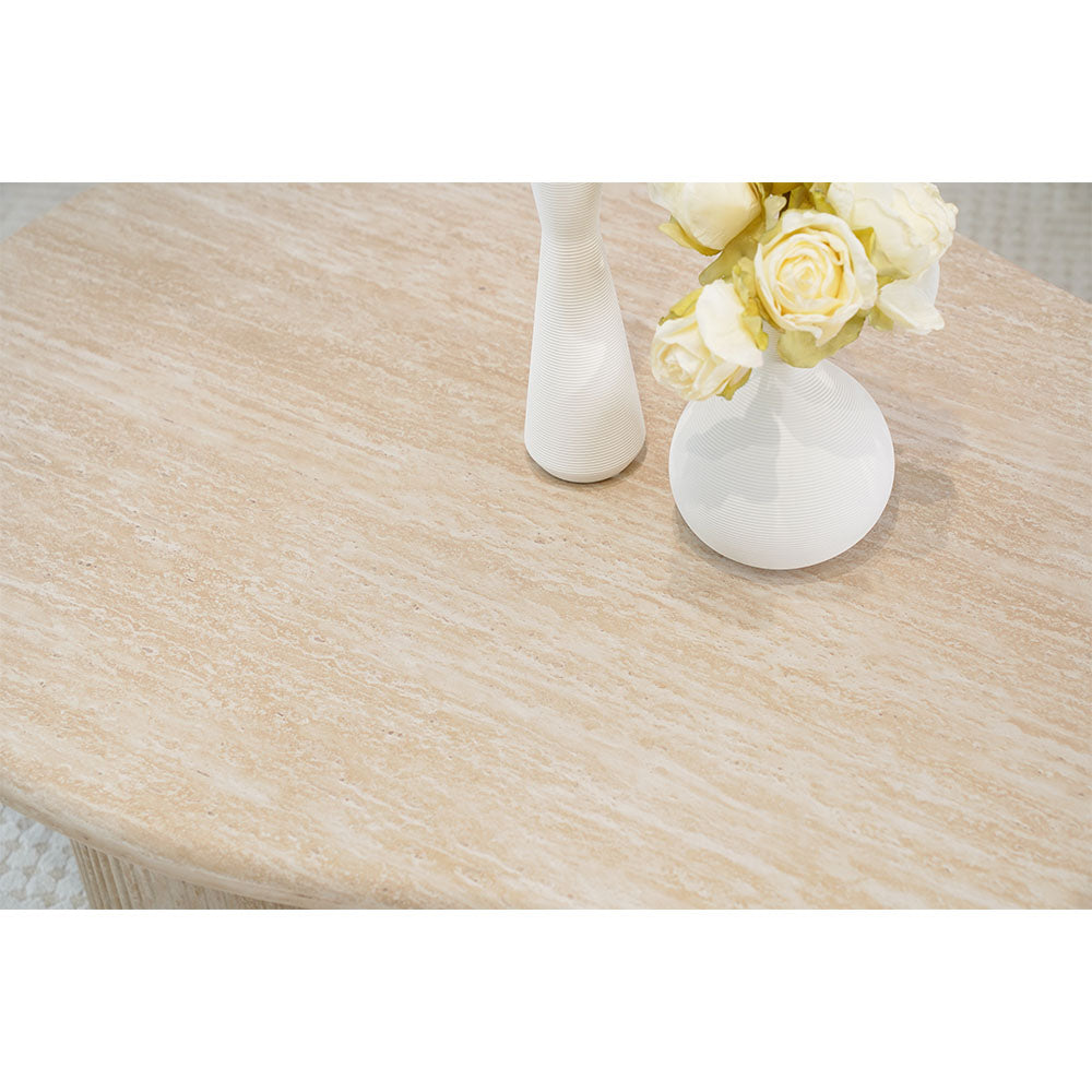 Couchtisch Tornio Oval – Sand
