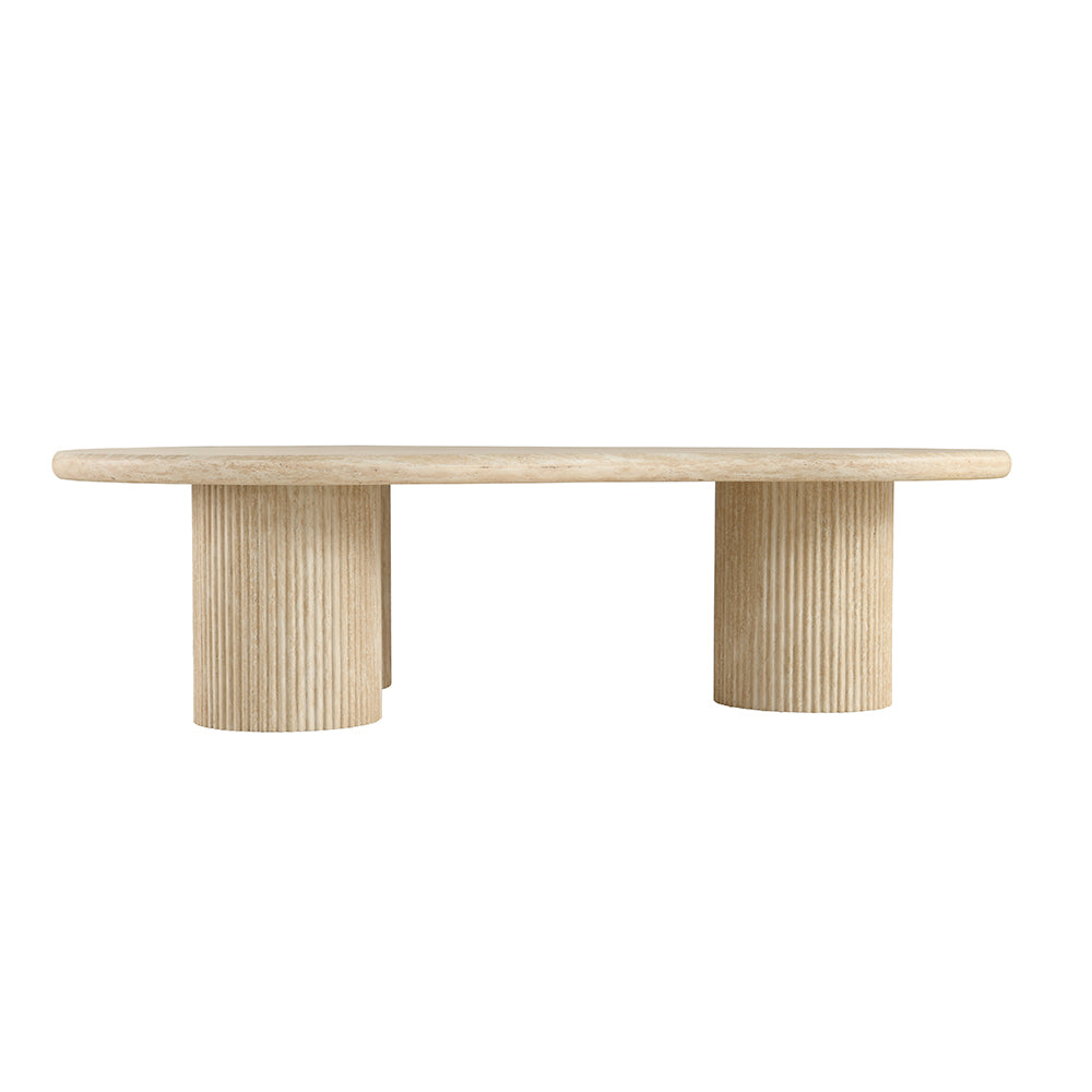 Couchtisch Tornio Oval – Sand