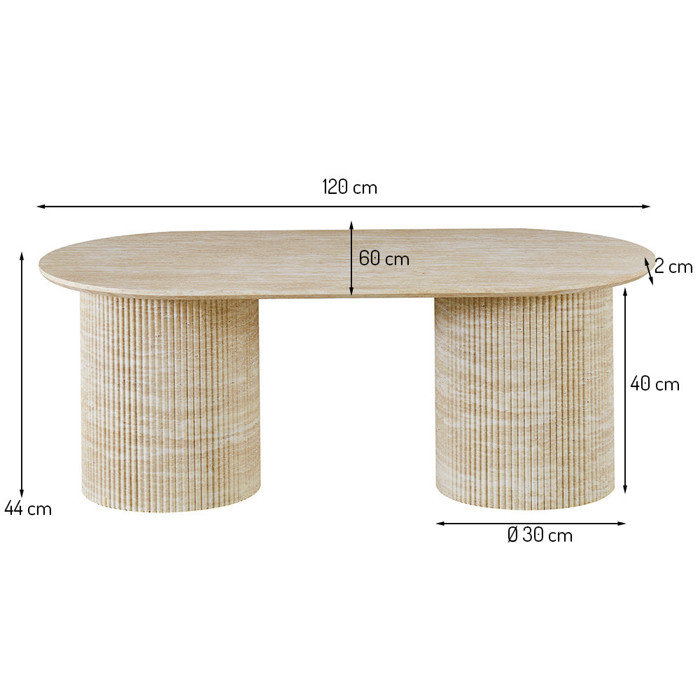 Couchtisch Geneva – Travertine