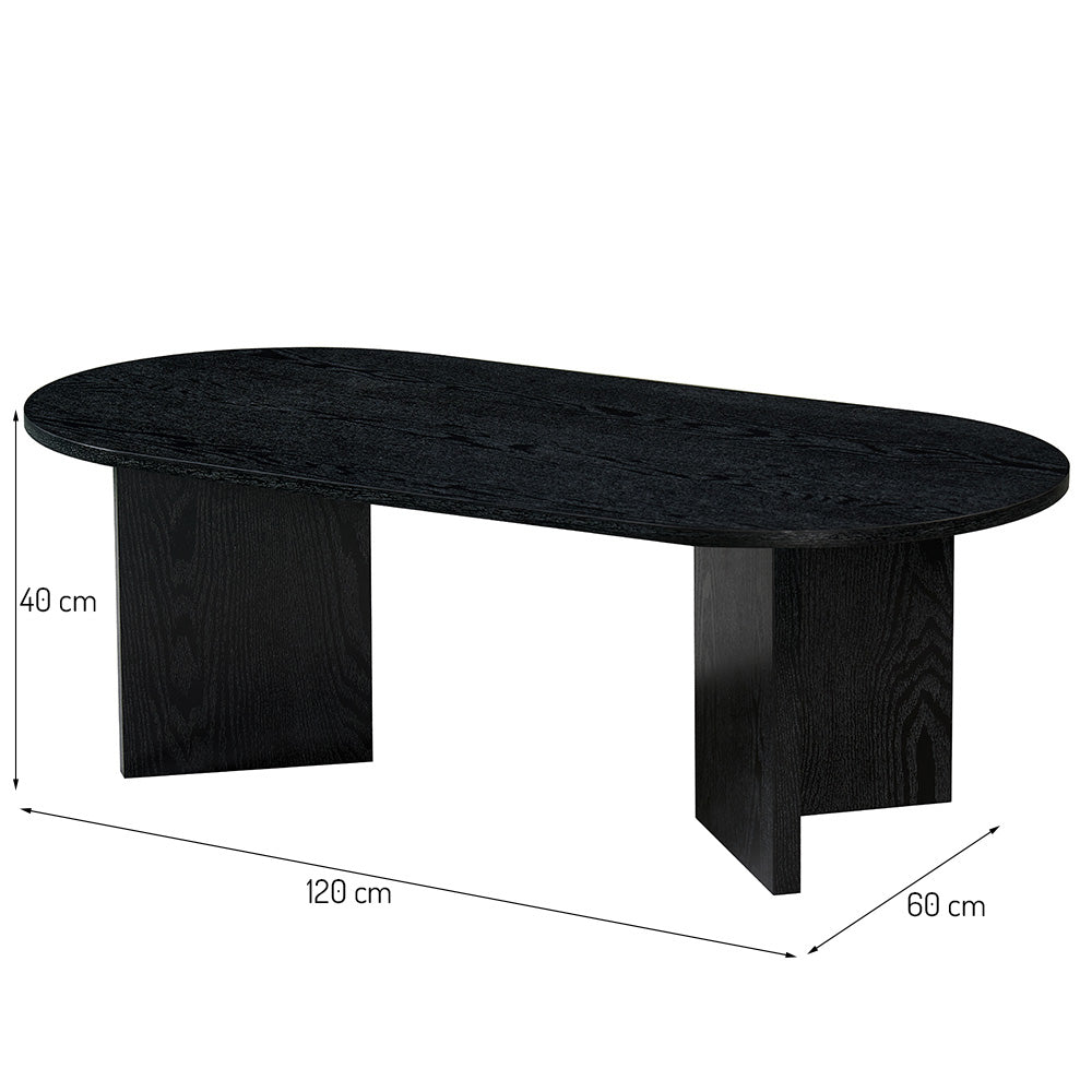 Couchtisch Kavarna – Schwarz