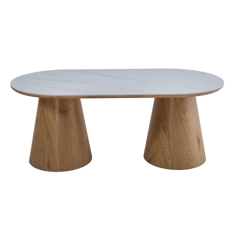 Esstisch Elvas – Keramik / Holz