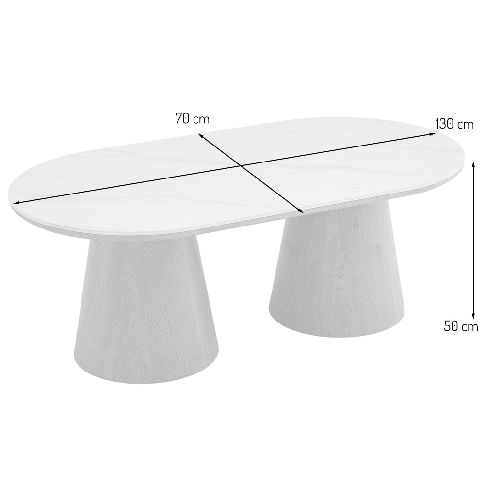 Couchtisch Elvas – Keramik / Holz