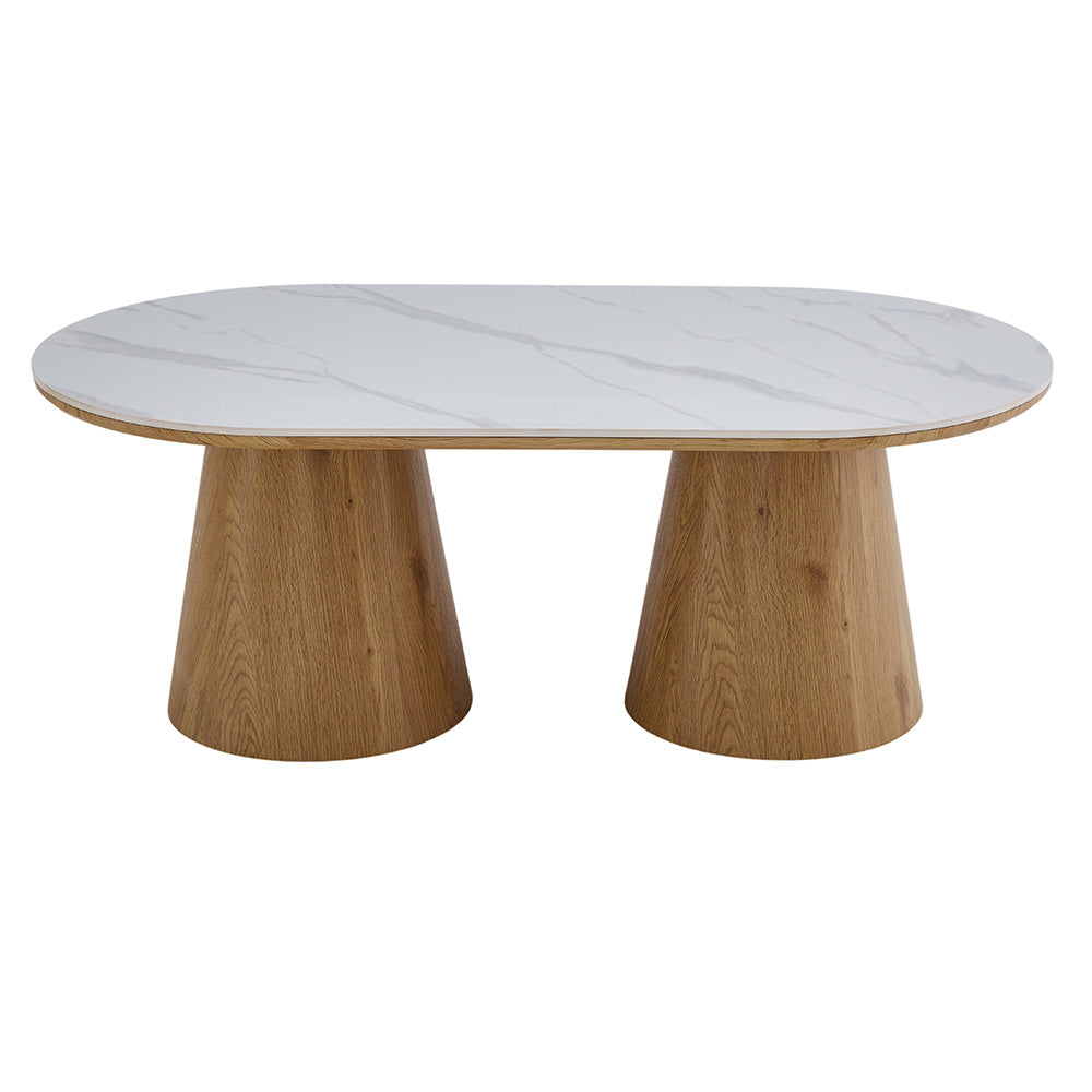 Couchtisch Elvas – Keramik / Holz