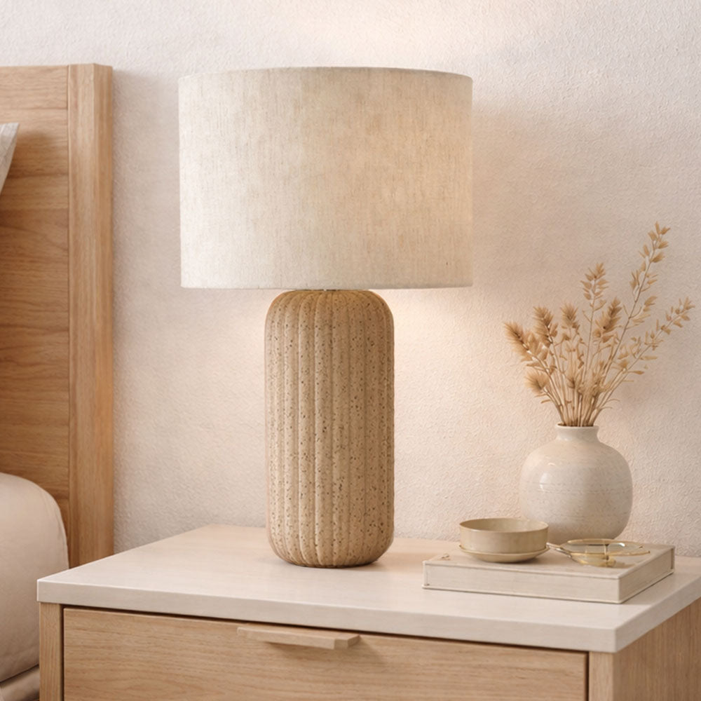 Tischlampe Mons - Beige