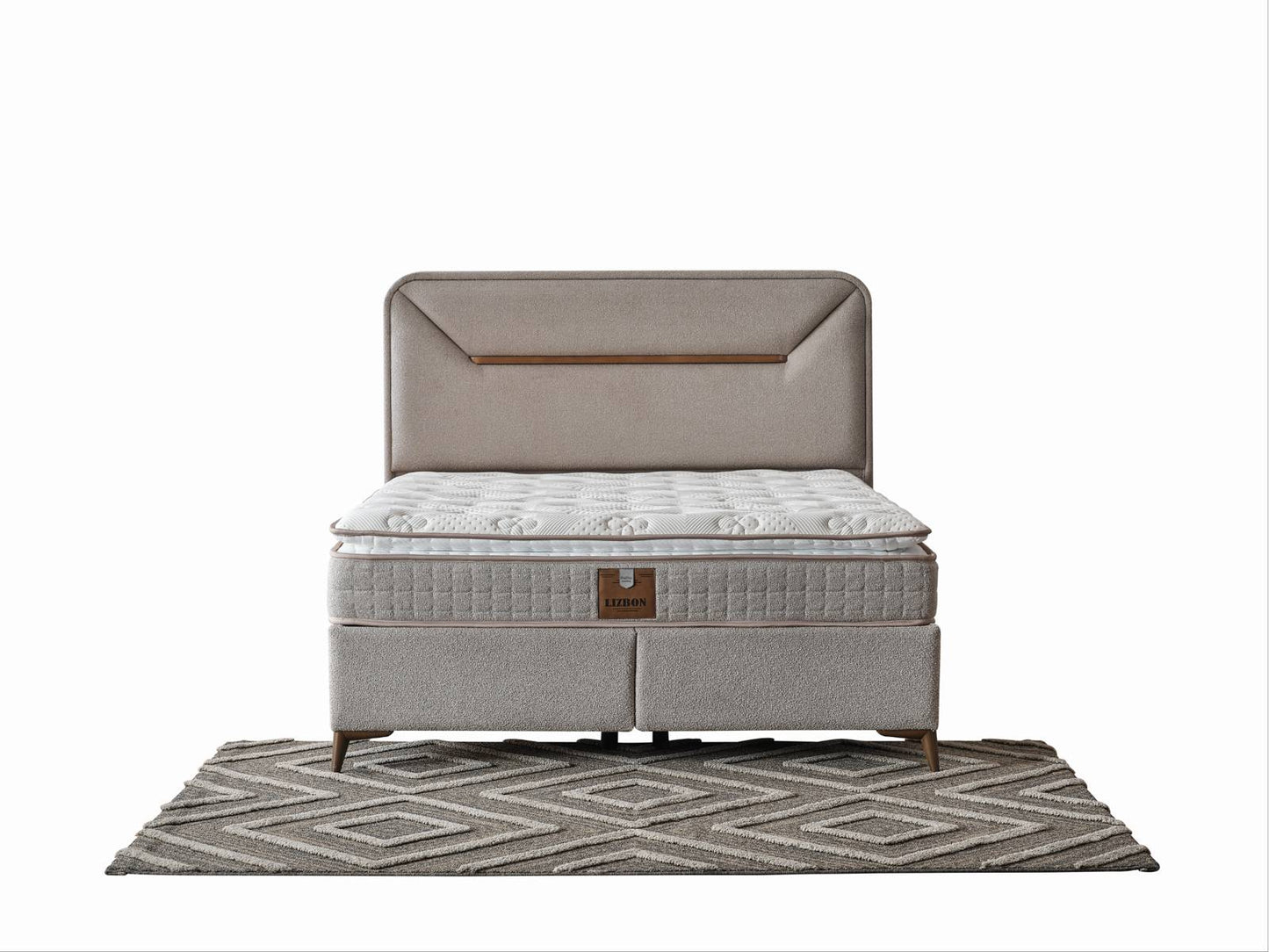Boxspringbett Lissabon - Schlaf neu erleben - Beige