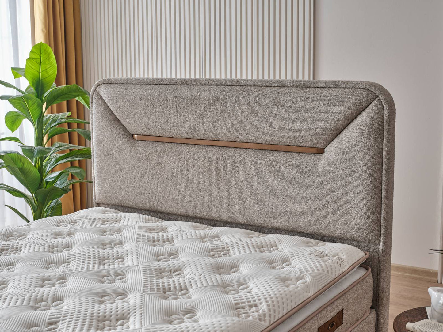 Boxspringbett Lissabon - Schlaf neu erleben - Beige